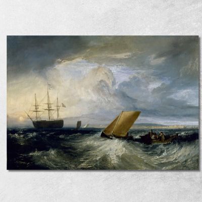 Sheerness As Seen From The Nore Joseph Mallord William Turner jwt107 canvas print 