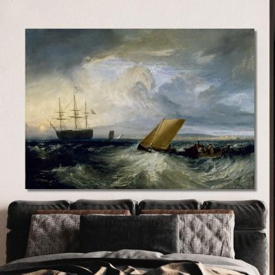Sheerness As Seen From The Nore Joseph Mallord William Turner jwt107 canvas print 