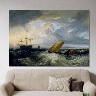 Sheerness As Seen From The Nore Joseph Mallord William Turner jwt107 canvas print 
