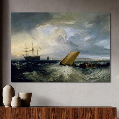 Sheerness As Seen From The Nore Joseph Mallord William Turner jwt107 canvas print 