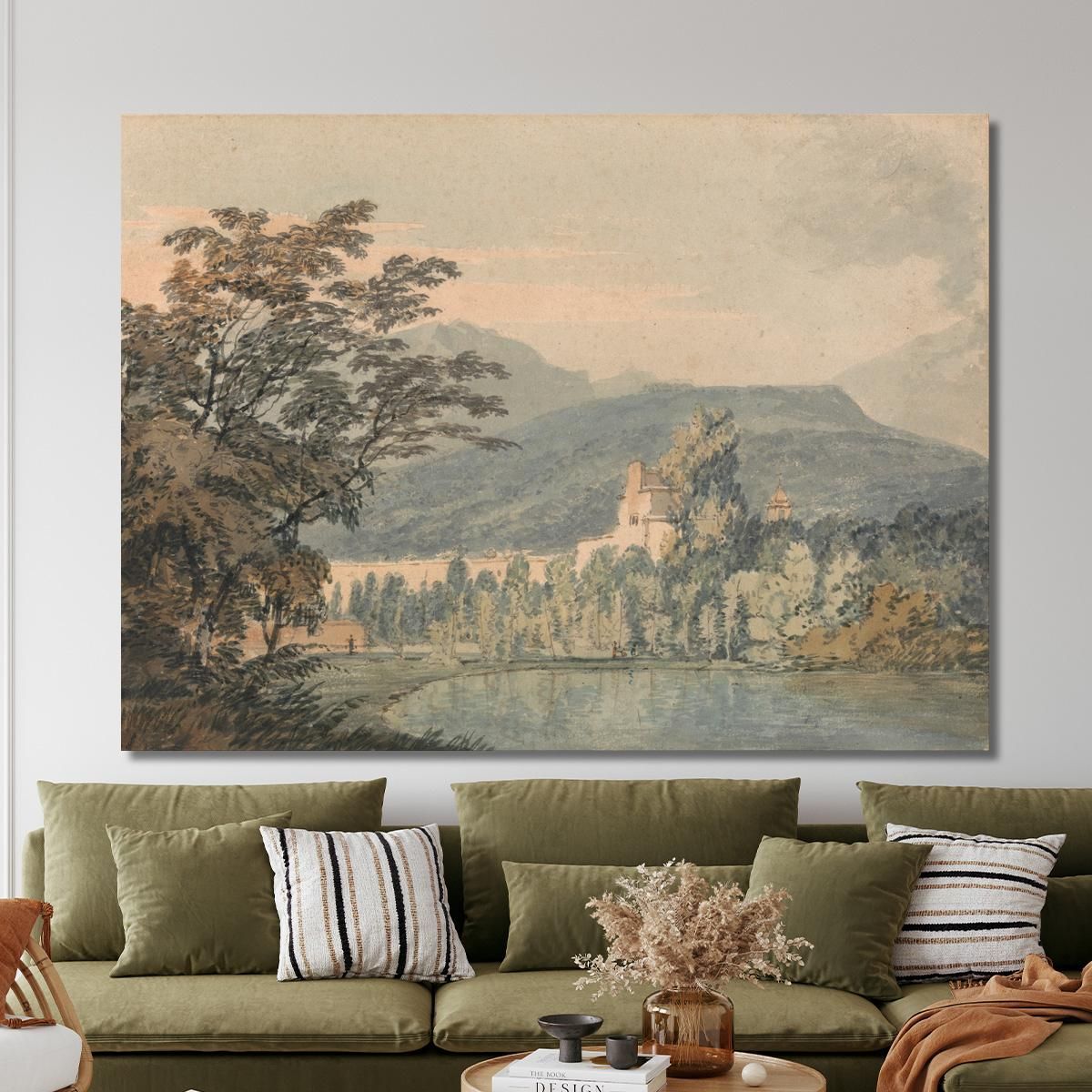 Sir William Hamilton'S Villa Joseph Mallord William Turner jwt109 canvas print 