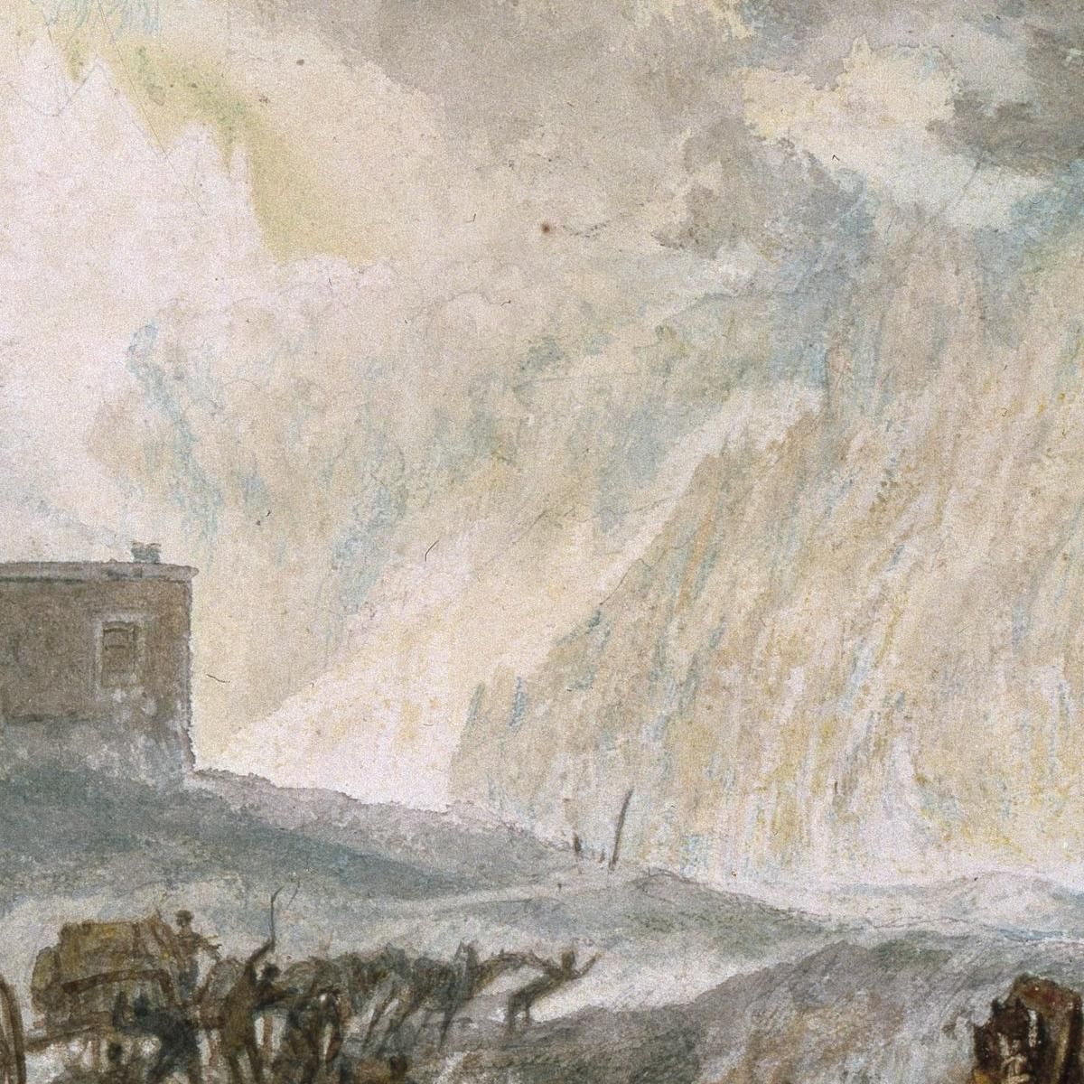 Snowstorm Mont Cenis Joseph Mallord William Turner jwt112 canvas print