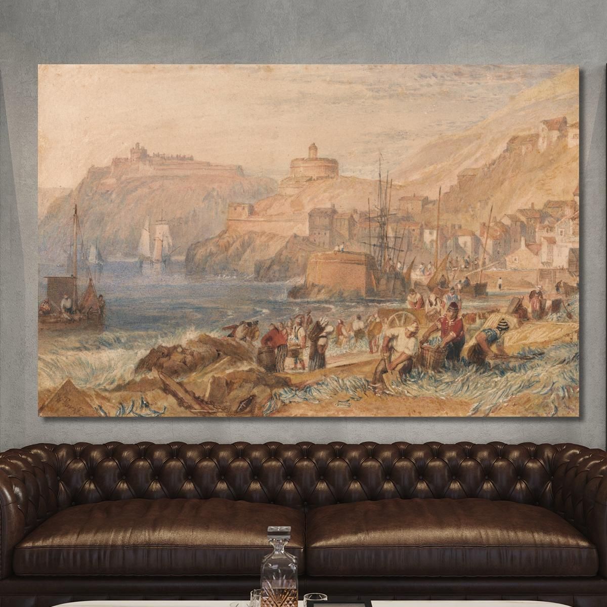 St. Mawes Cornwall Joseph Mallord William Turner jwt114 canvas print 