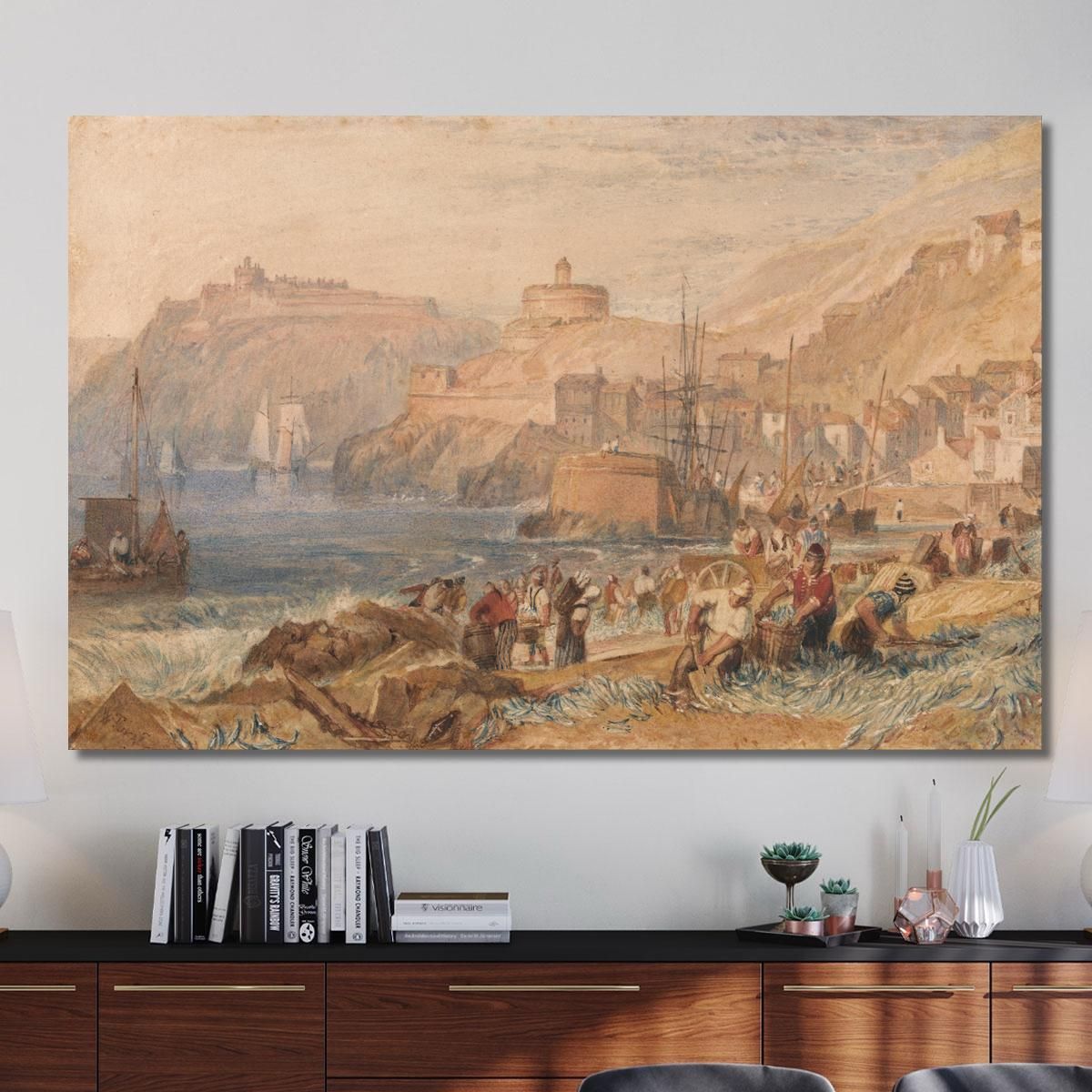 St. Mawes Cornwall Joseph Mallord William Turner jwt114 canvas print 
