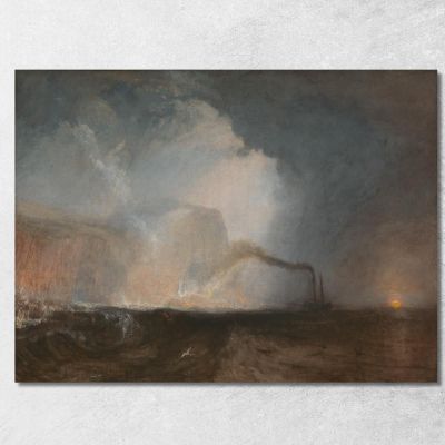 Fingal'S Cave Bracket Joseph Mallord William Turner jwt115 canvas print 