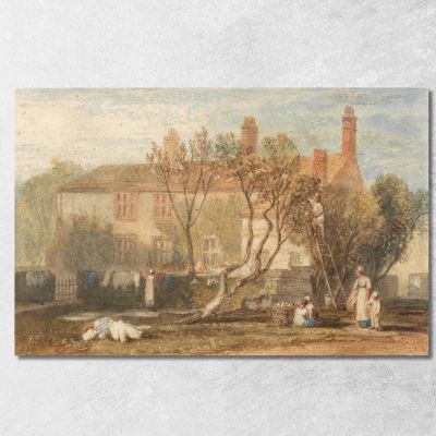 Steeton Manor House Near Farnley Joseph Mallord William Turner jwt116 canvas print 