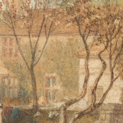 Steeton Manor House Near Farnley Joseph Mallord William Turner jwt116 canvas print