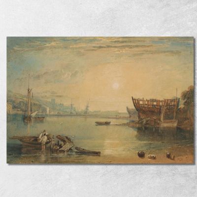 Teignmouth Devonshire Joseph Mallord William Turner jwt120 canvas print 