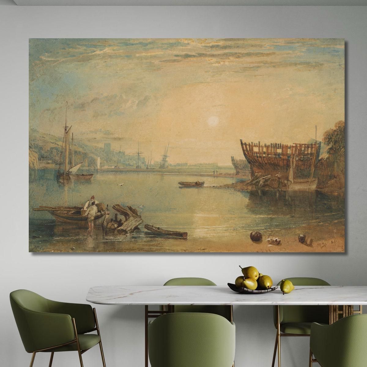 Teignmouth Devonshire Joseph Mallord William Turner jwt120 canvas print 