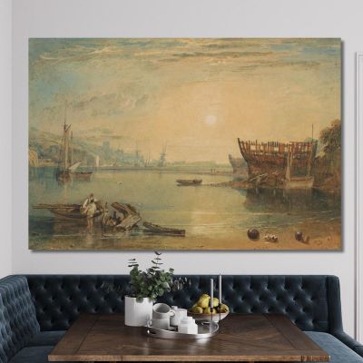 Teignmouth Devonshire Joseph Mallord William Turner jwt120 canvas print 