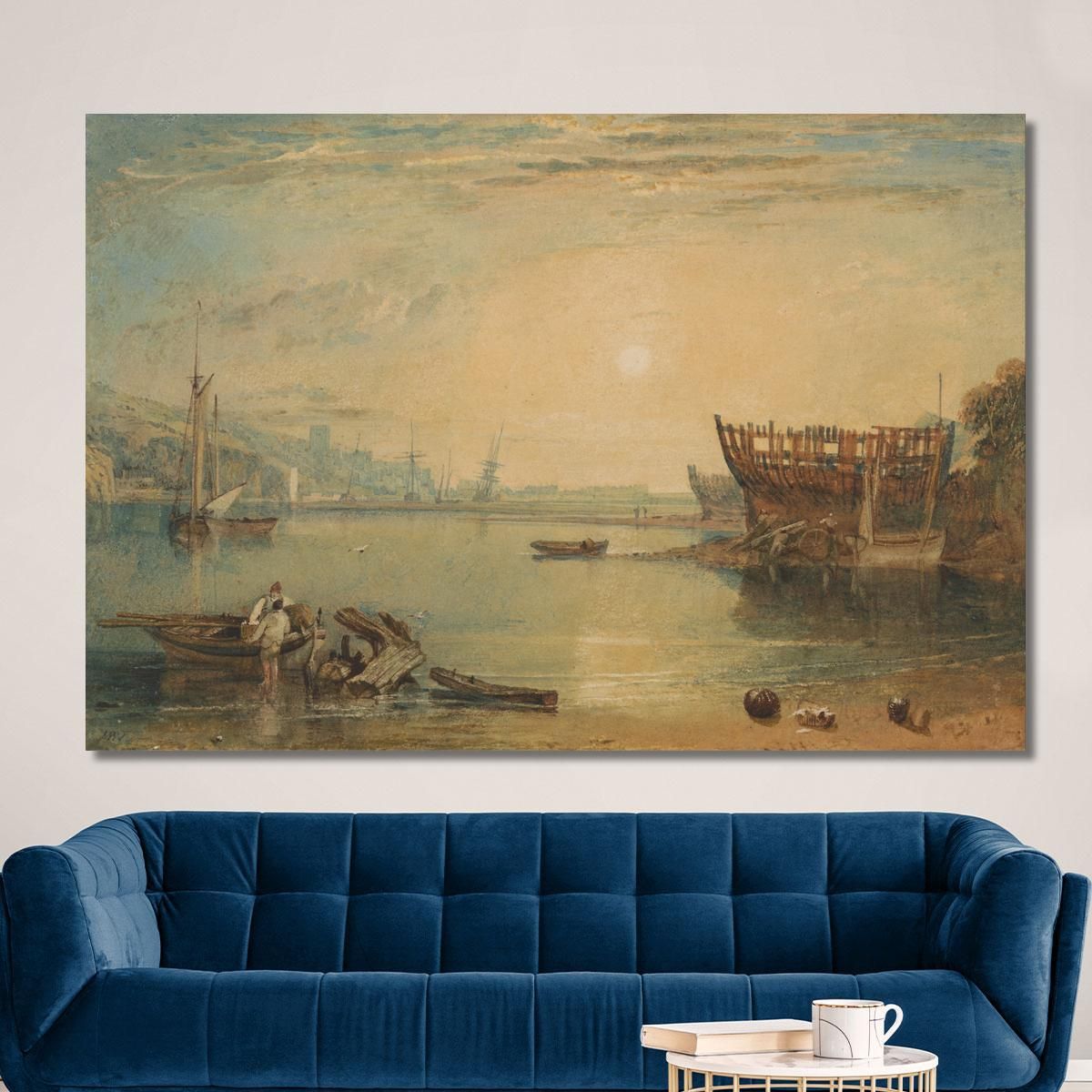 Teignmouth Devonshire Joseph Mallord William Turner jwt120 canvas print 
