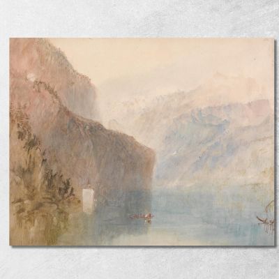 Tell'S Chapel Lake Lucerne Joseph Mallord William Turner jwt121 canvas print 