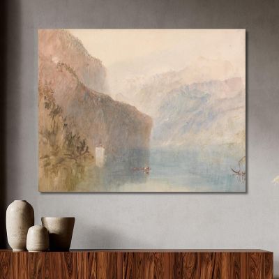 Tell'S Chapel Lake Lucerne Joseph Mallord William Turner jwt121 canvas print 