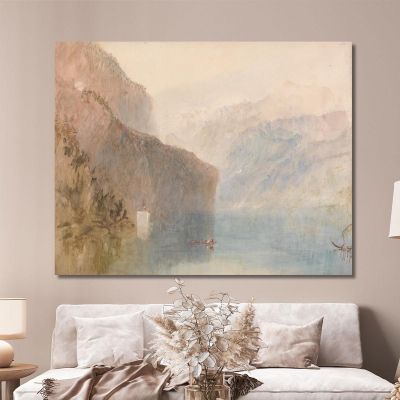 Tell'S Chapel Lake Lucerne Joseph Mallord William Turner jwt121 canvas print 