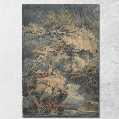 The Angler Joseph Mallord William Turner jwt122 canvas print 