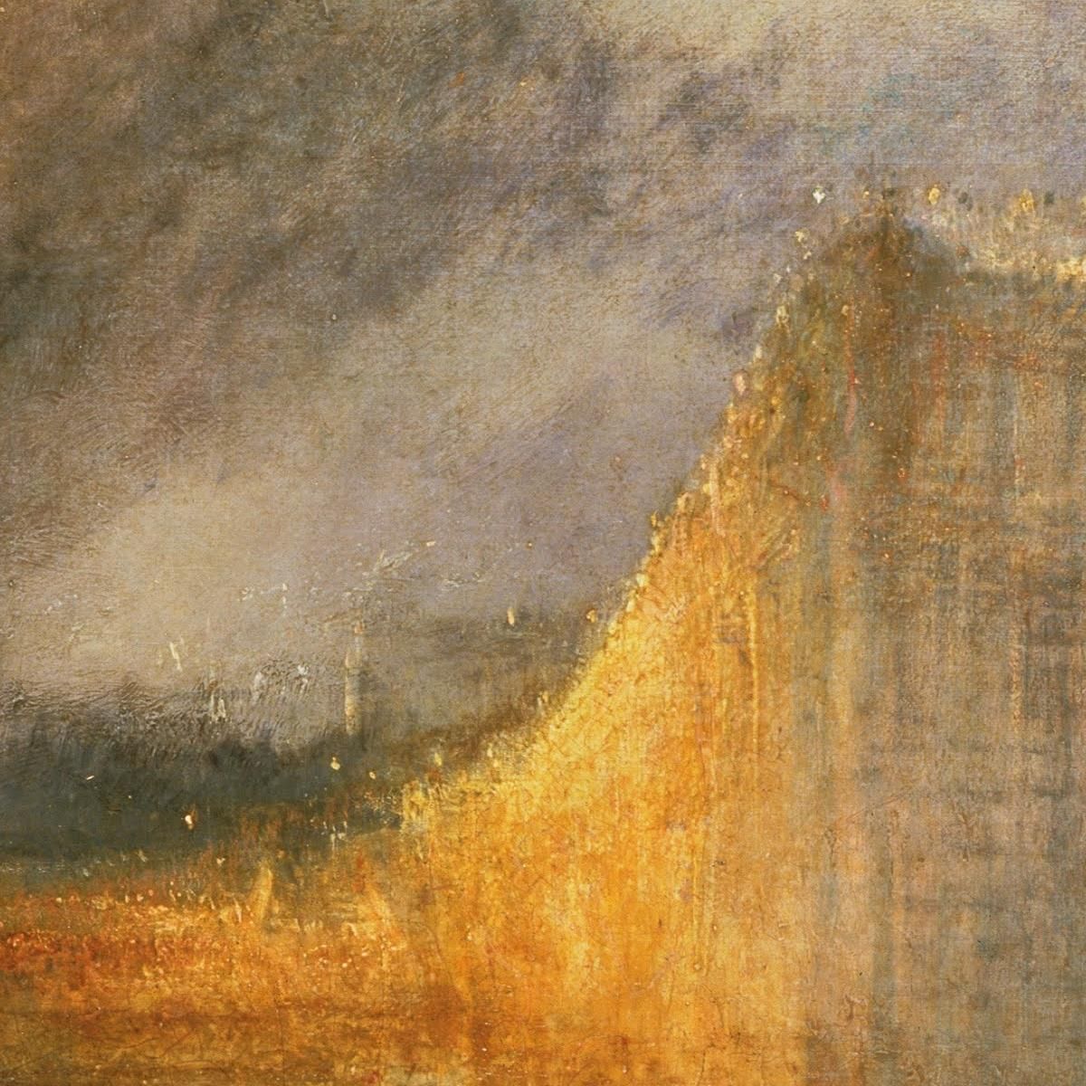 The Burning Of The Houses Of Lords And Commons October 16 1834 Joseph Mallord William Turner jwt124 canvas print