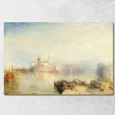 The Dogana And Santa Maria Della Salute Joseph Mallord William Turner jwt125 canvas print 
