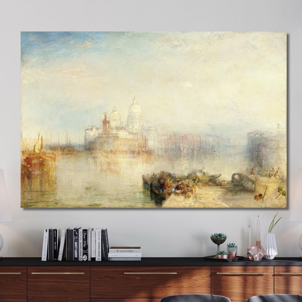 The Dogana And Santa Maria Della Salute Joseph Mallord William Turner jwt125 canvas print 