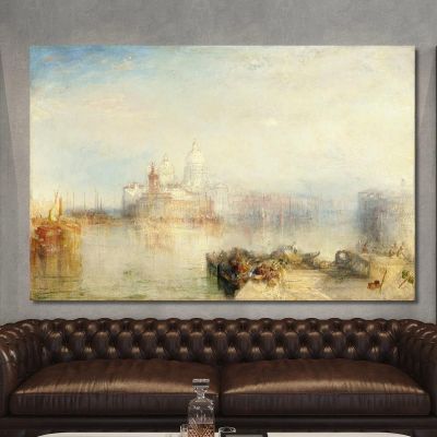 The Dogana And Santa Maria Della Salute Joseph Mallord William Turner jwt125 canvas print 