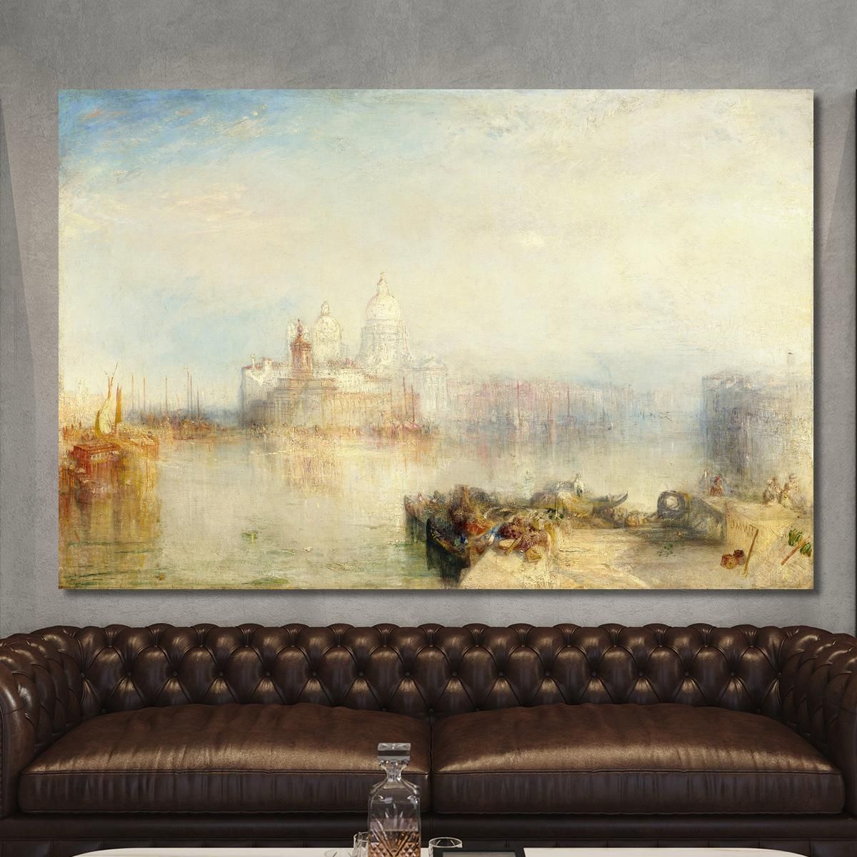 The Dogana And Santa Maria Della Salute Joseph Mallord William Turner jwt125 canvas print 