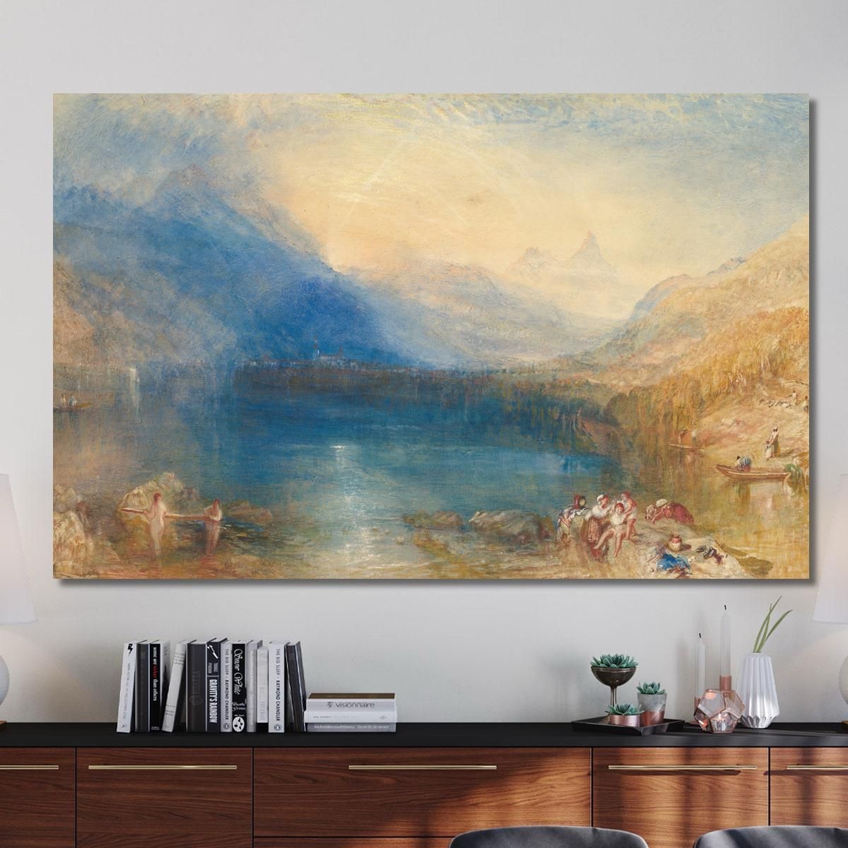 The Lake Of Zug Joseph Mallord William Turner jwt134 canvas print 