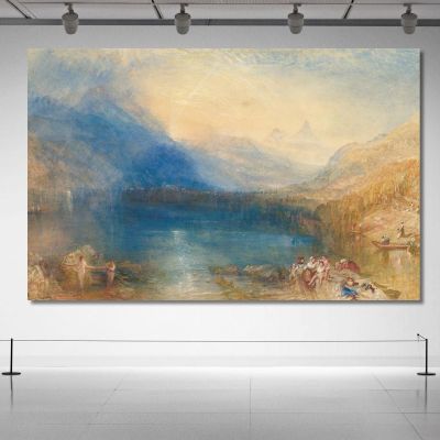 The Lake Of Zug Joseph Mallord William Turner jwt134 canvas print 