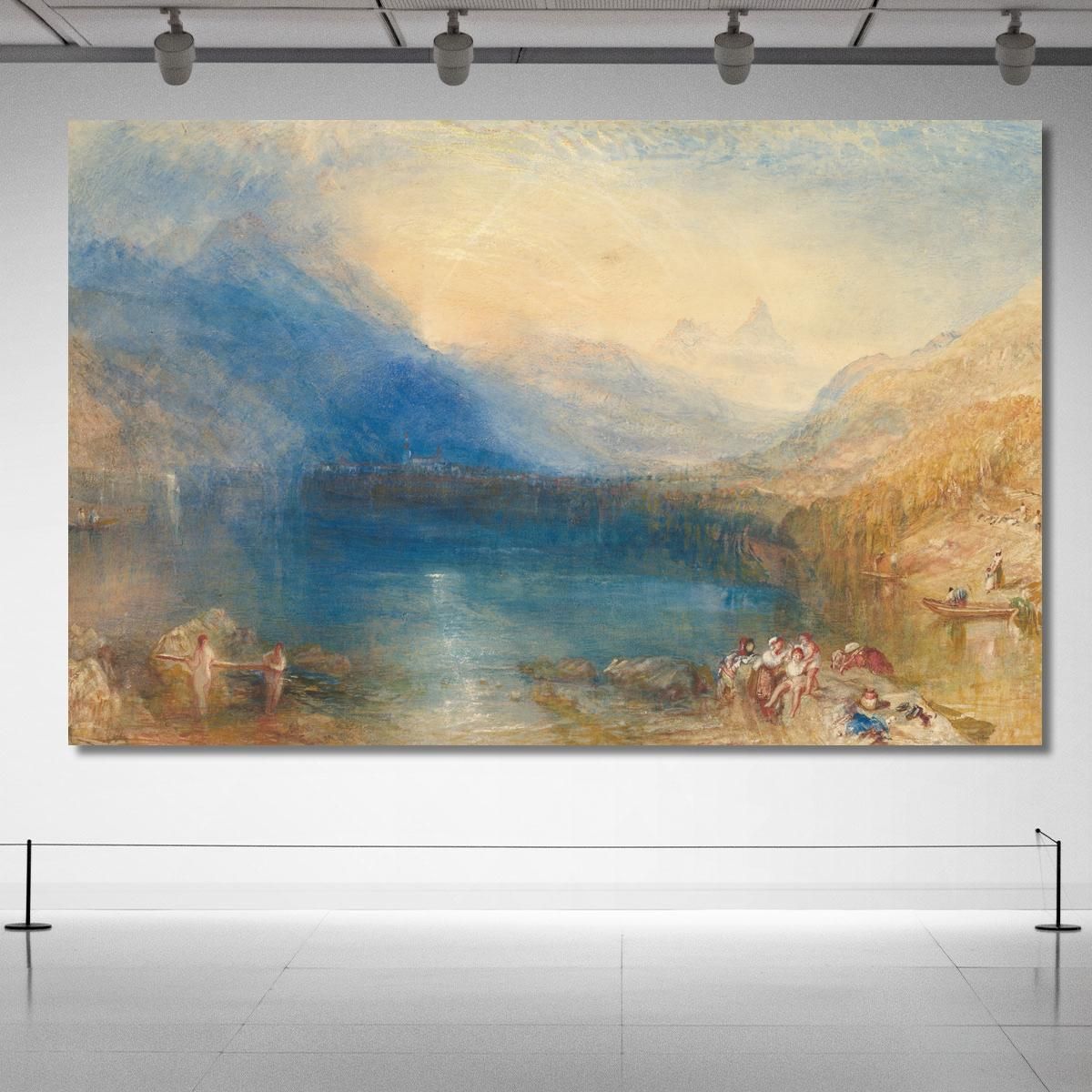 The Lake Of Zug Joseph Mallord William Turner jwt134 canvas print 