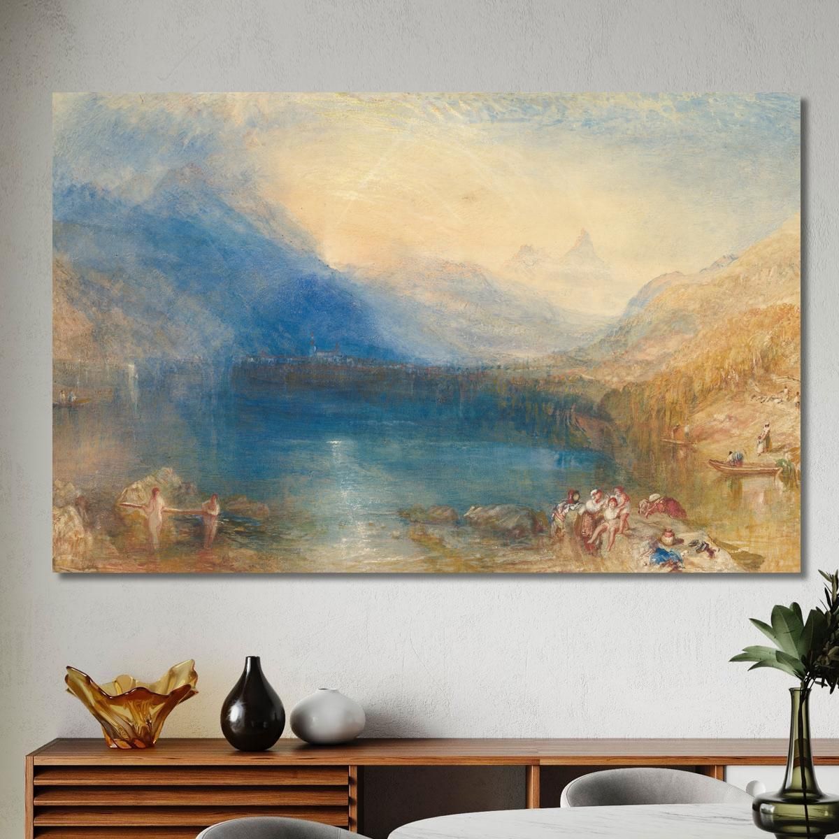 The Lake Of Zug Joseph Mallord William Turner jwt134 canvas print 
