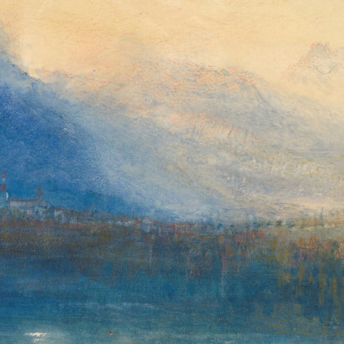 The Lake Of Zug Joseph Mallord William Turner jwt134 canvas print