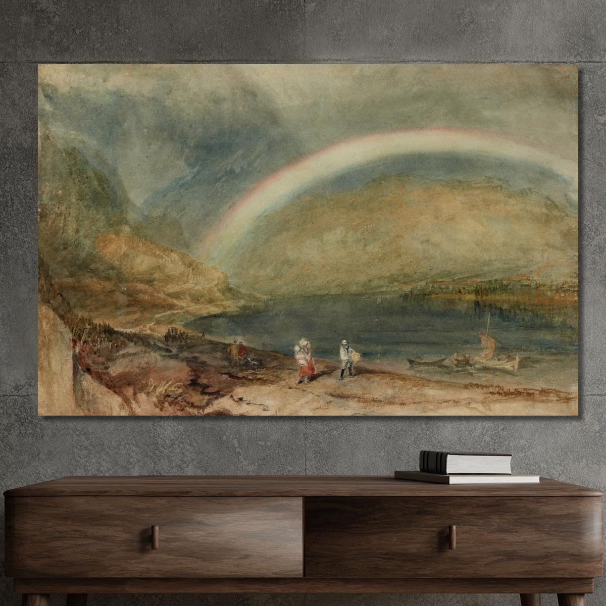 The Rainbow Osterspai And Filsen Joseph Mallord William Turner jwt136 canvas print 