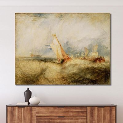 Van Tromp Going About To Please His Masters Joseph Mallord William Turner jwt143 canvas print 