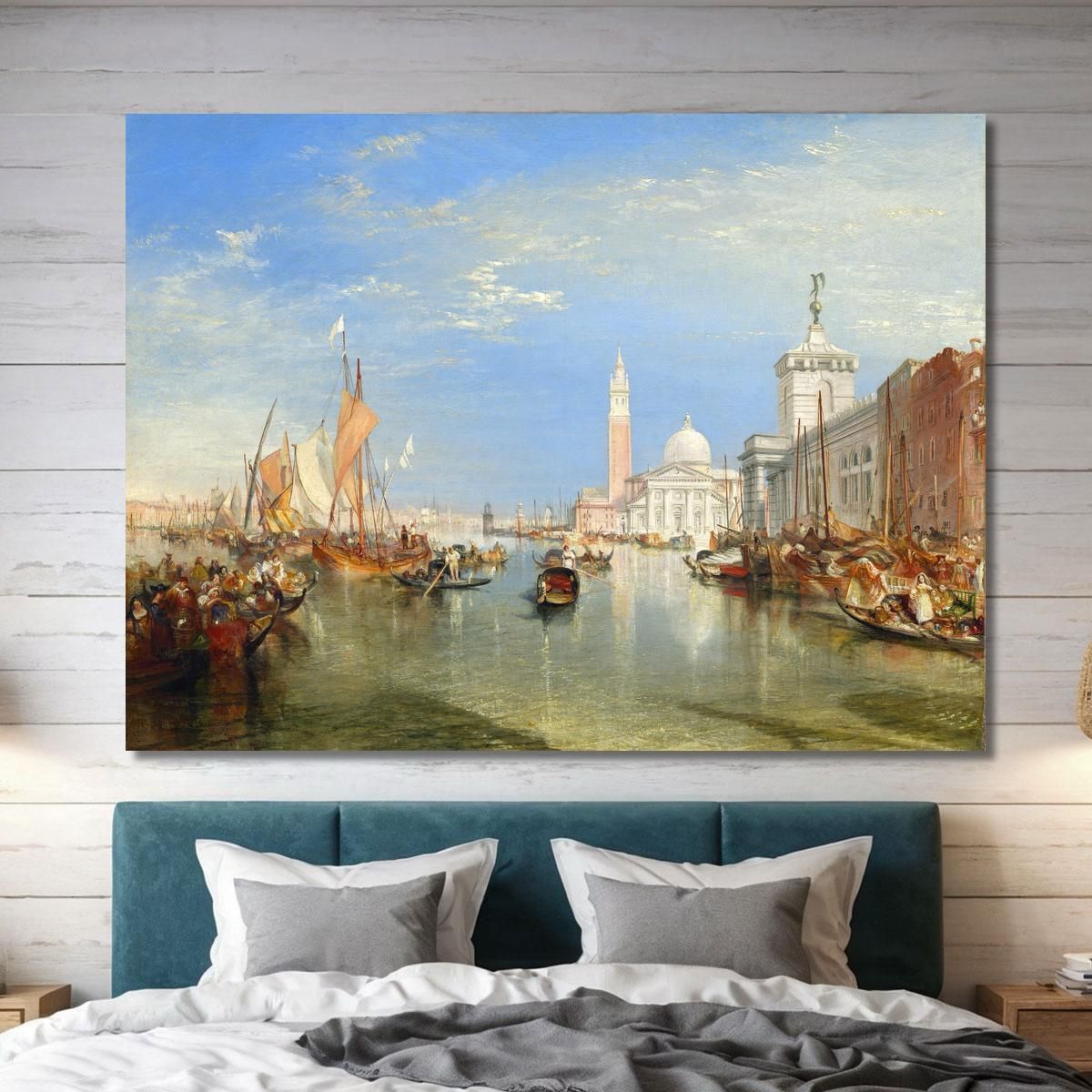 Venice The Dogana And San Giorgio Maggiore Joseph Mallord William Turner jwt144 canvas print 