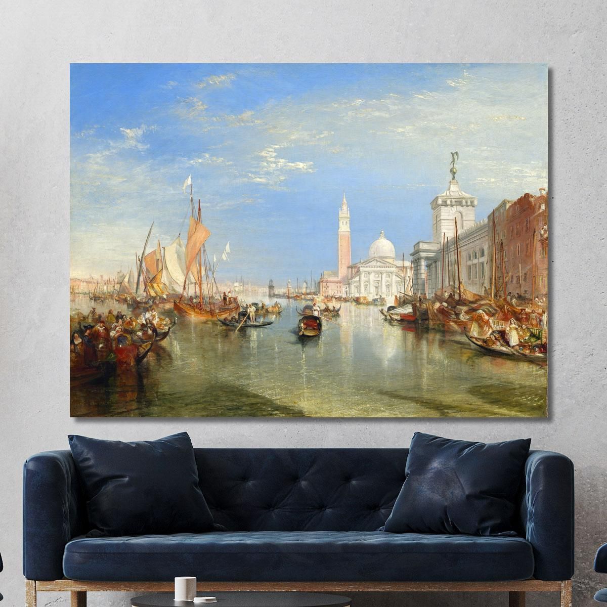 Venice The Dogana And San Giorgio Maggiore Joseph Mallord William Turner jwt144 canvas print 