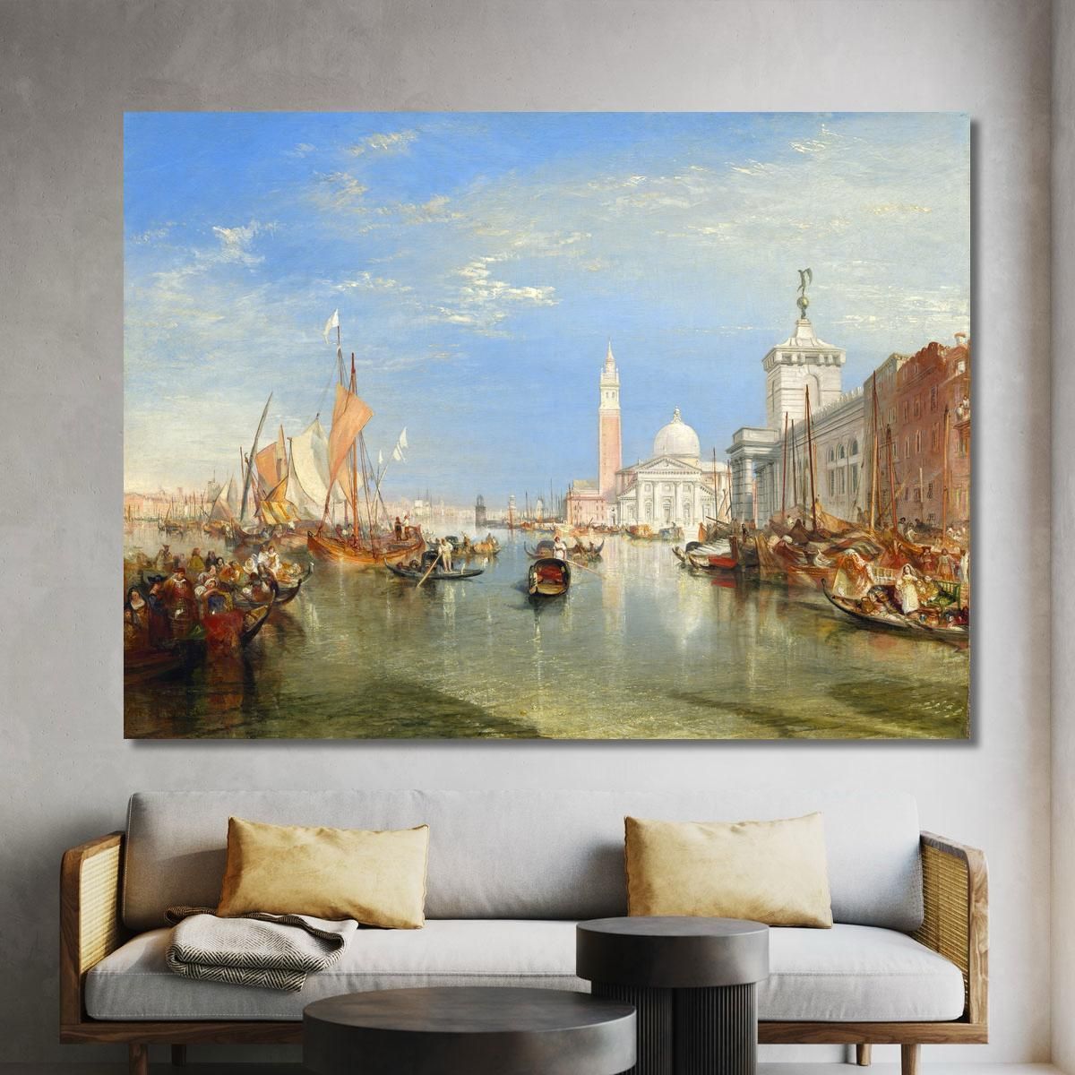 Venice The Dogana And San Giorgio Maggiore Joseph Mallord William Turner jwt144 canvas print 
