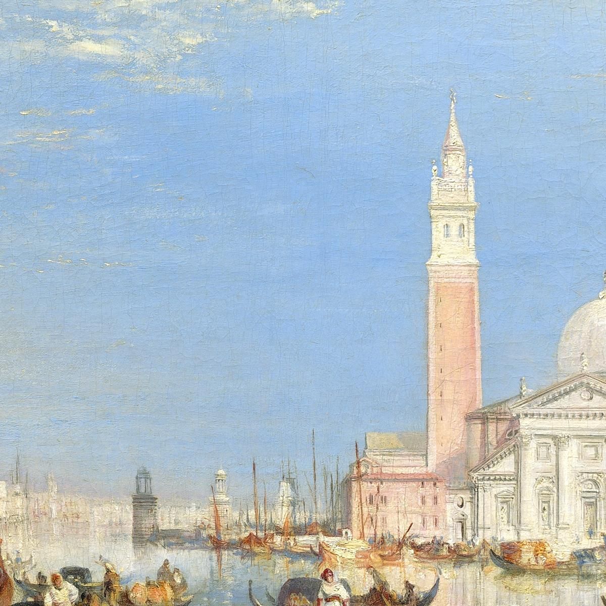 Venice The Dogana And San Giorgio Maggiore Joseph Mallord William Turner jwt144 canvas print