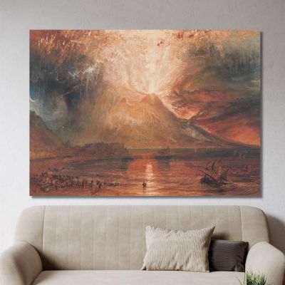 Vesuvius In Eruption Joseph Mallord William Turner jwt146 canvas print 