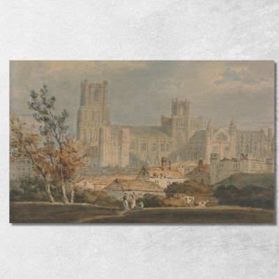 View Of Ely Cathedral Joseph Mallord William Turner jwt147 canvas print 