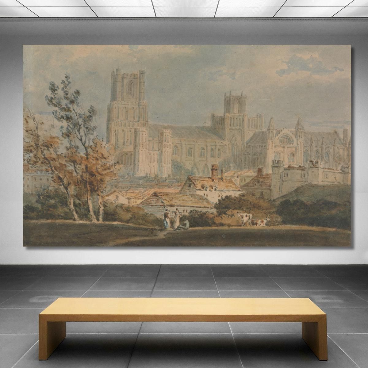 View Of Ely Cathedral Joseph Mallord William Turner jwt147 canvas print 
