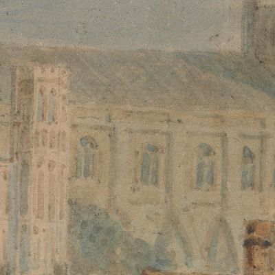 View Of Ely Cathedral Joseph Mallord William Turner jwt147 canvas print