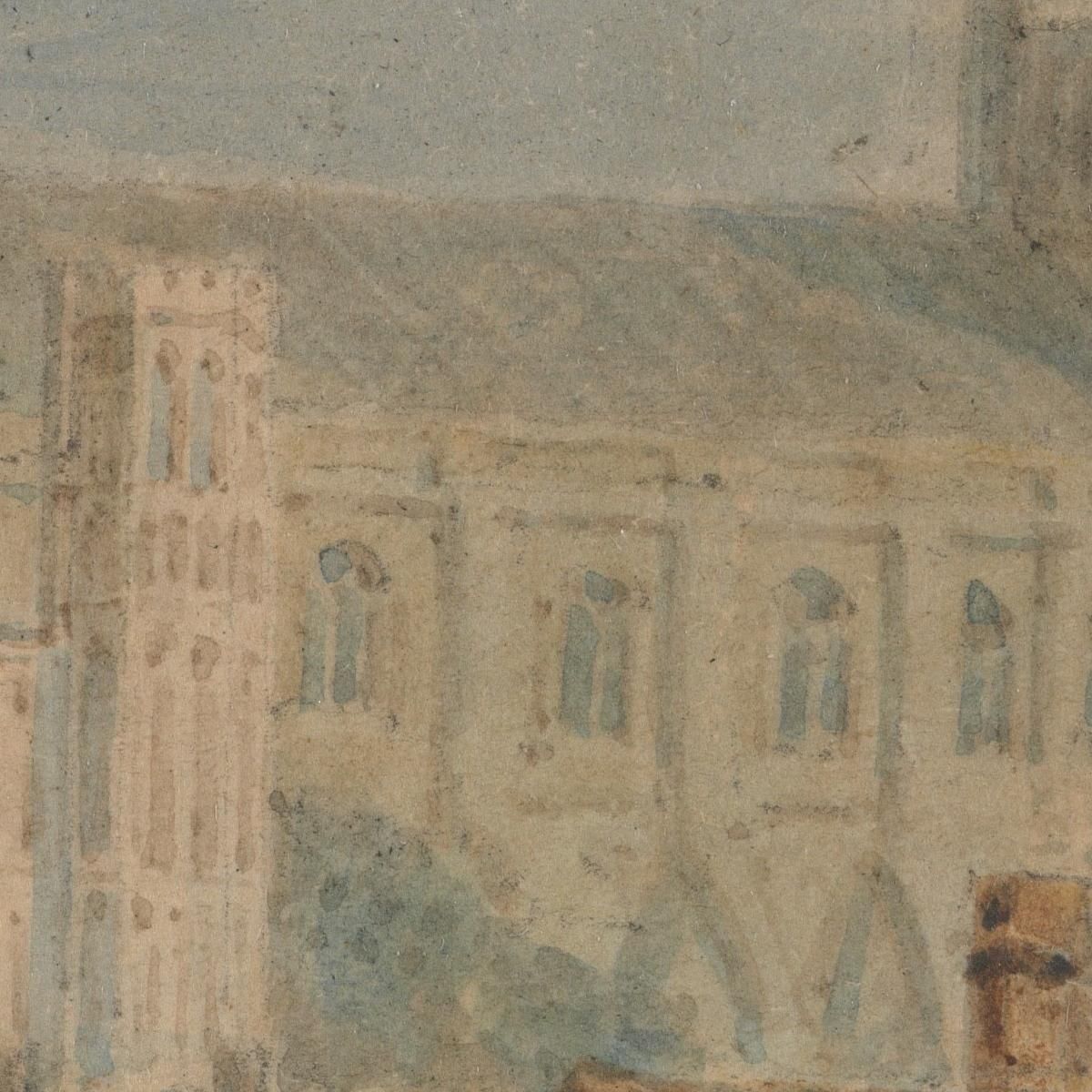 View Of Ely Cathedral Joseph Mallord William Turner jwt147 canvas print