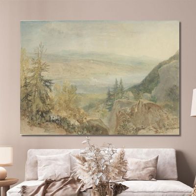 View Of Farnley Hall In Yorkshire Joseph Mallord William Turner jwt148 canvas print 