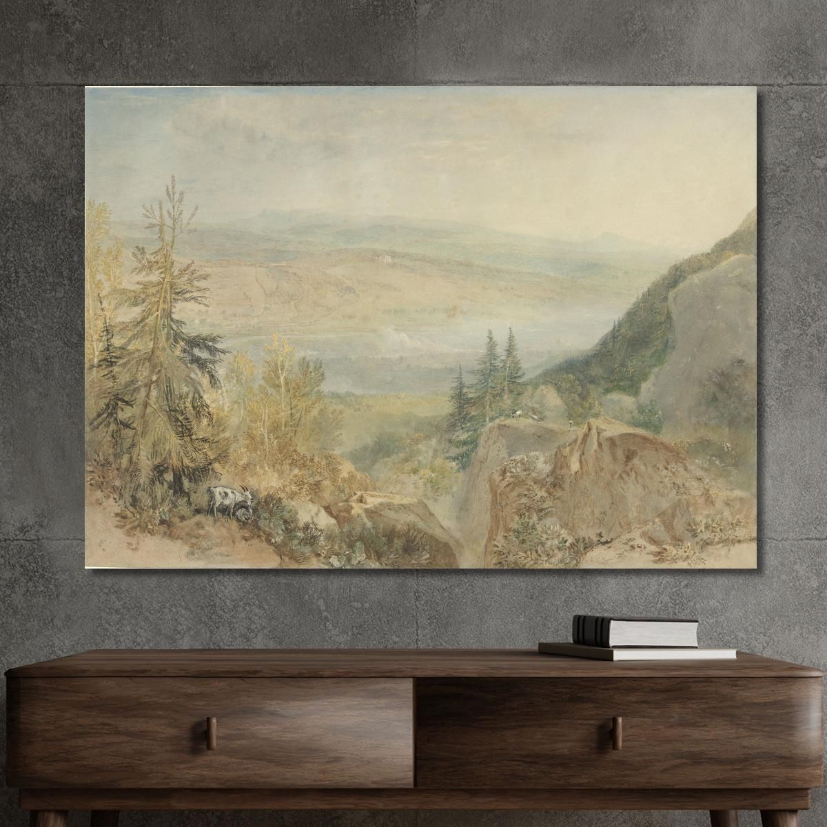 View Of Farnley Hall In Yorkshire Joseph Mallord William Turner jwt148 canvas print 