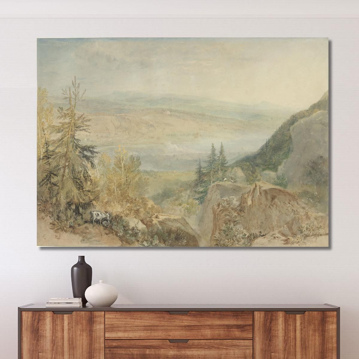 View Of Farnley Hall In Yorkshire Joseph Mallord William Turner jwt148 canvas print 