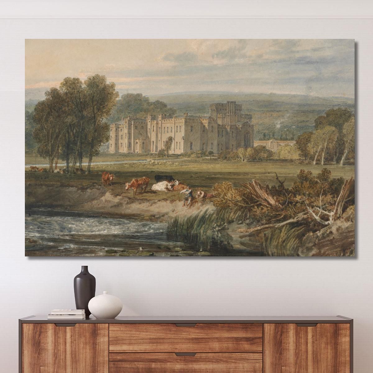 View Of Hampton Court Herefordshire From The Southeast Joseph Mallord William Turner jwt149 canvas print 