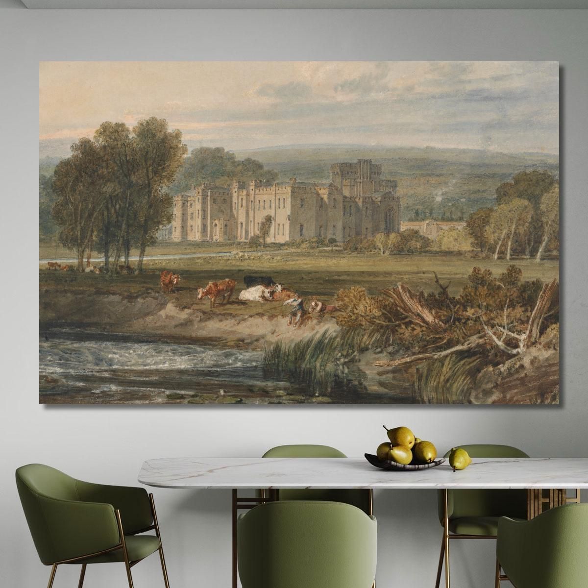 View Of Hampton Court Herefordshire From The Southeast Joseph Mallord William Turner jwt149 canvas print 