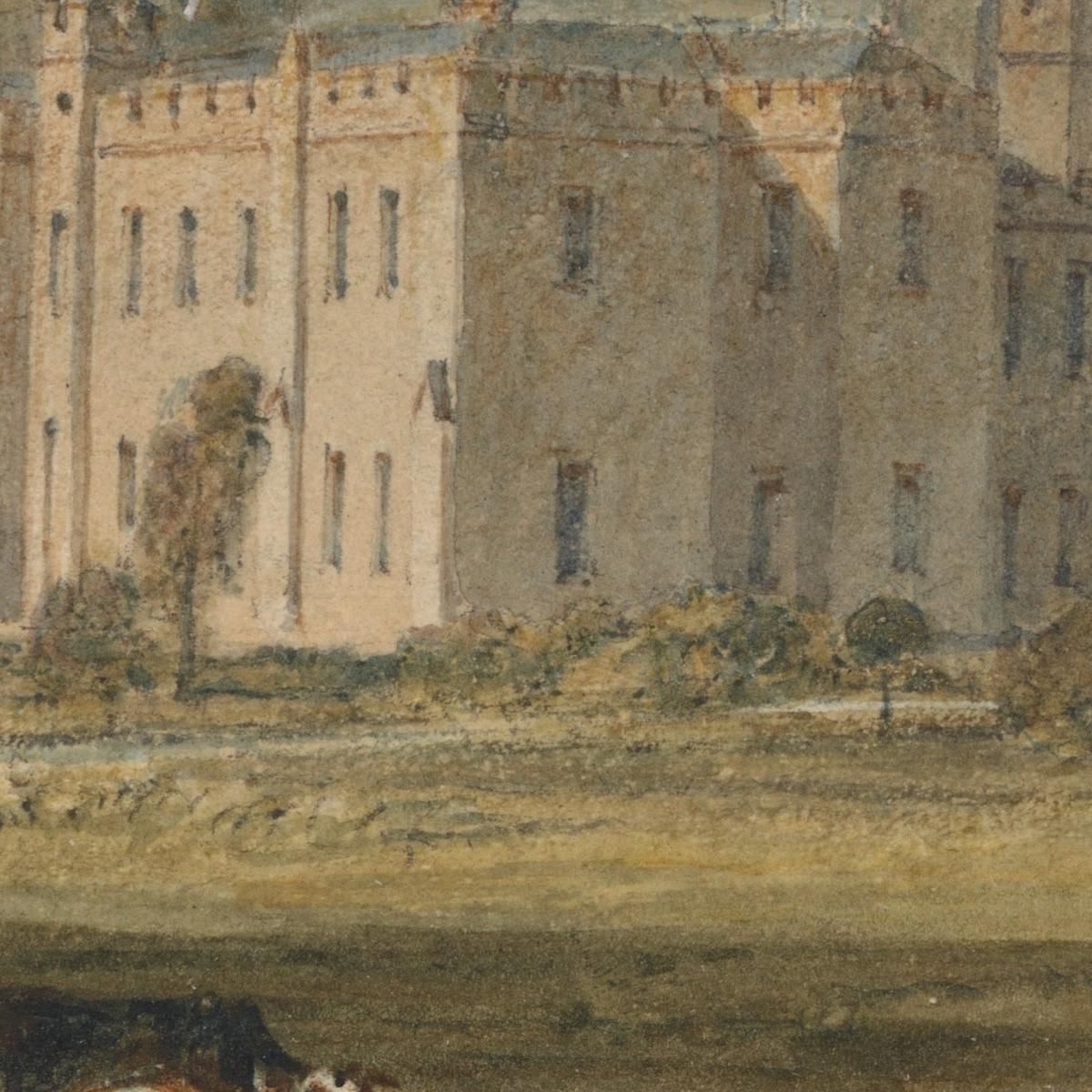 View Of Hampton Court Herefordshire From The Southeast Joseph Mallord William Turner jwt149 canvas print