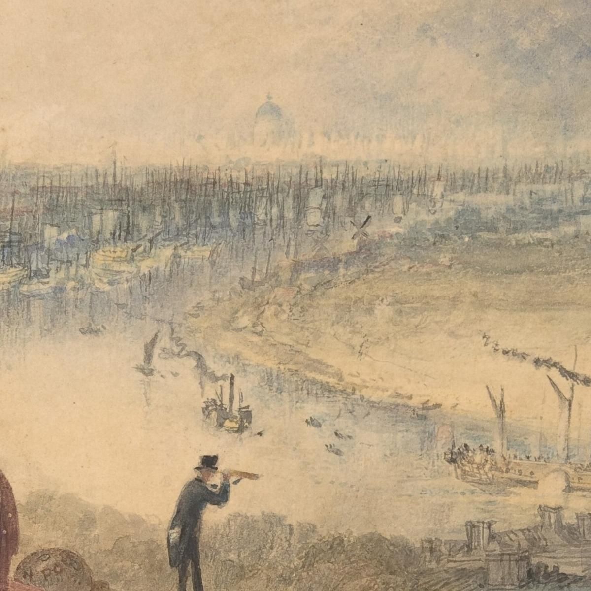 View Of London From Greenwich Joseph Mallord William Turner jwt151 canvas print