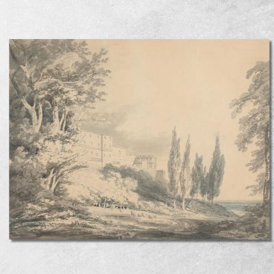 Villa D'Este Joseph Mallord William Turner jwt153 canvas print 