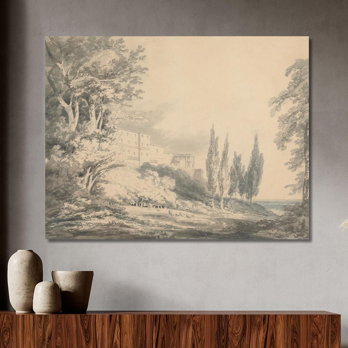 Villa D'Este Joseph Mallord William Turner jwt153 canvas print 