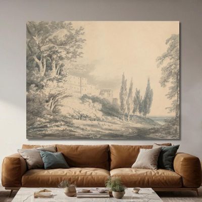 Villa D'Este Joseph Mallord William Turner jwt153 canvas print 